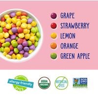 Yum Earth Organic Giggles Chewy Candy Bites (Strawberry, Orange, Lemon, Green Apple)